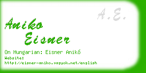 aniko eisner business card
